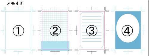 パタパタメモ展開図　メモ