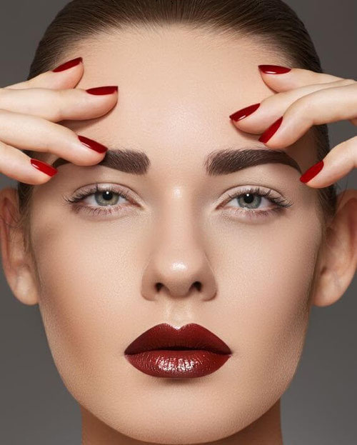 schöne Lippen nach Lippenpeeling