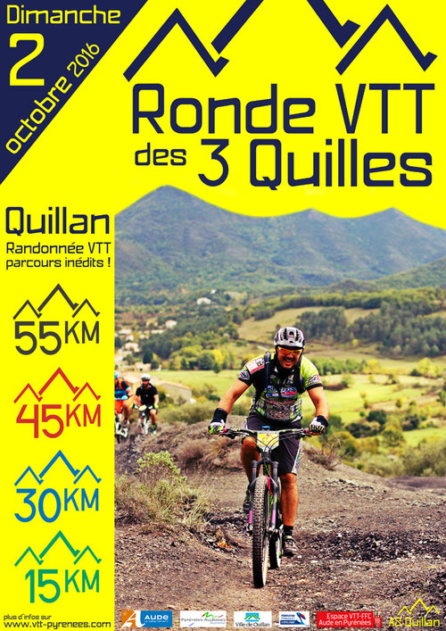 Ronde VTT des 3 Quilles 206 - Quillan - Aude - Pyrénées