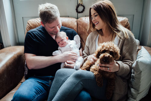 newborn family photography lifestyle session