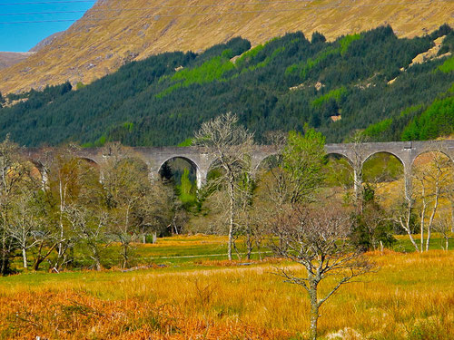 der legendäre Viadukt vor Glenfinnan