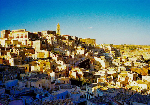 die Felsen-Wohnungen (di Sassi) von Matera - UNESCO - Weltkulturerbe