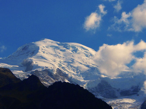 Mont Blance - 4.810 m hoch - ein Pracht-Berg von überwaltigender Schönheit