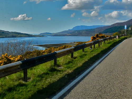 kurz vor Ulla Pool Blick auf die Summer Isles