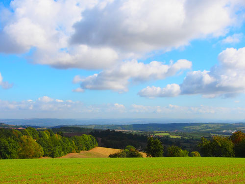 unverbaute Landschaften soweit man schauen kann