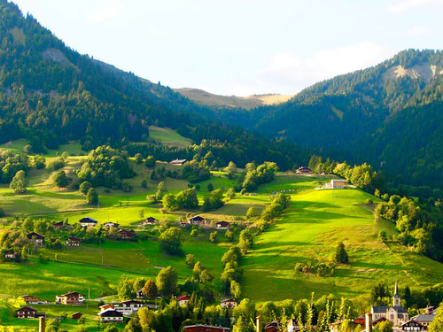 von oben wirkt die Landschaft noch schöner