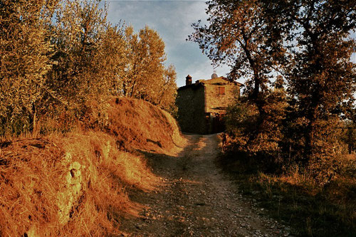 wunderschöne Abendstimmung am Castello de Pierle