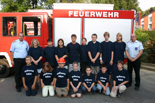 Gründung Jugendfeuerwehr 10.09.2005