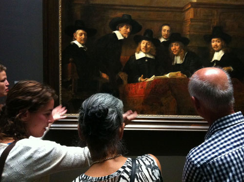 J.v.Troschke, Kunstbetrachtung im Rijksmuseum Amsterdam 2, 2013