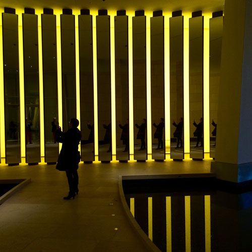 Spiegelungen im Museum fer Fondation Louis Vuitton in Paris 2014