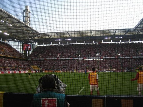 Stadium and crowds on football science Rhein-Energy Stadium Cologne