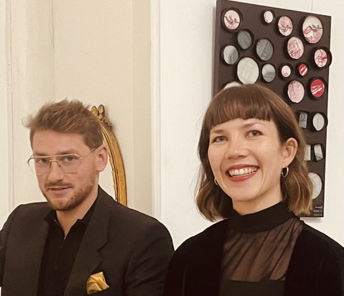 Anna Kaiser und Lubens - Lukas Benedikt Schmidt haben ihre Ateliers in der VILLA ARTIS - Kunsthaus Mülheim Mitte