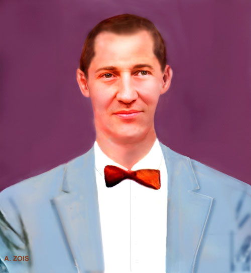 1954 - India. Image rendition by Anthony Zois.