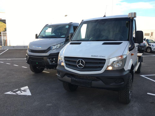 Basis MB Sprinter 4x4 Iglhaut oder Obaigner Ausbau 3665 Radstand, min 265/75 R16 BF Goodrich MT Bereifung. (Bild entspricht nicht dem Beschrieb)