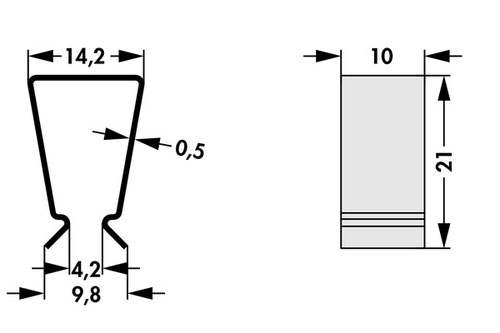 THFA5 Fischer Elektronik TO-3P TO-220パッケージ トランジスタ固定用スプリング