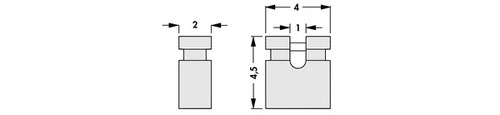 CAB 11 G S 2mmピッチ ジャンプソケット