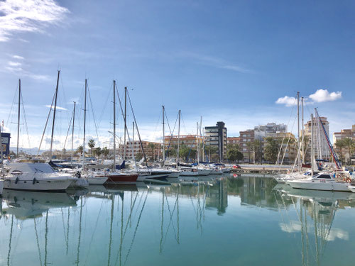 Hafen von Gandia, Januar 2018