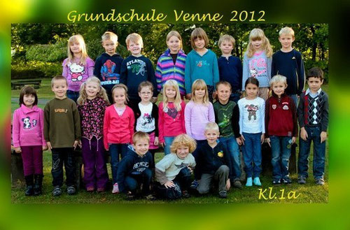 Klasse 1a im Oktober 2012