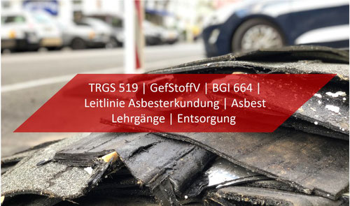 Letlinie Asbesterkundung - TRGS 519 Lehrgang 