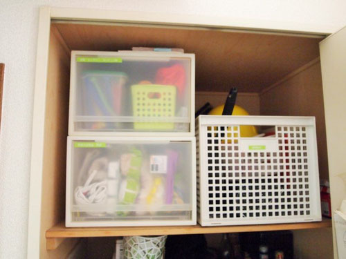 キャンプ用品,しまい方