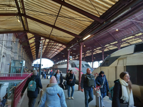 Unser TGV ab Straßburg nach Disneyland Paris - Dezember 2025