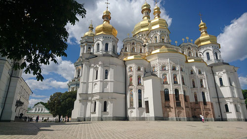 Kiewer Höhlenklosteer, das älteste und wichtigste Kloster von Russland und der Ukraine in Kiew.