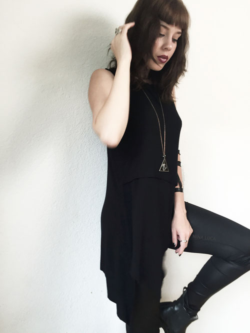 image: nina luca, dark fashion, dark style, dark wear, dark clothes, madness is clothing, deathly hallows, swiss blogger, swiss fashion blogger, dark fashion blog, dark style blog, dark fashion blogger, black fashion