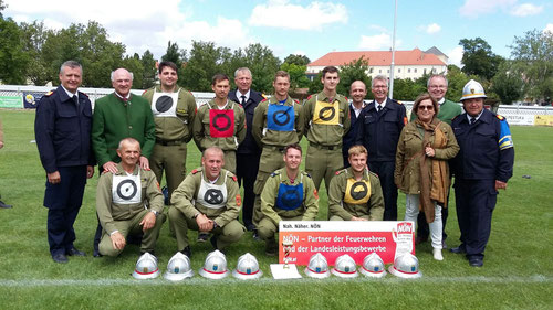 Wettkampfgruppe Zwingendorf 1 - Siegerehrung 66. NÖ LFLB 2016 in Zistersdorf