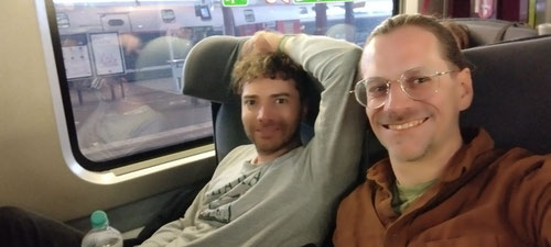 Im TGV nach Disneyland Paris - Dezember 2025