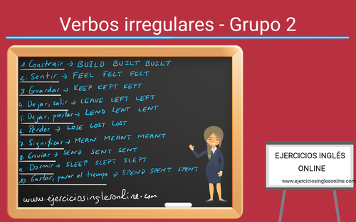 Verbos irregulares en inglés - Grupo 2