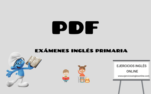 Exámenes inglés primaria PDF