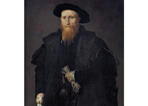 Retrato de hombre con guantes 1542.Óleo 70x95cm.Pinacoteca de Milán. Uno de los mejores retratos de Lotto y de la pintura italiana del Renacimiento.Potencia expresiva, excelencia estética, sutil caracterización,lenguaje,rasgos...