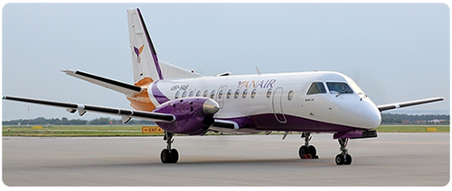 Eine Saab 340B der Yanair/Courtesy: Yanair