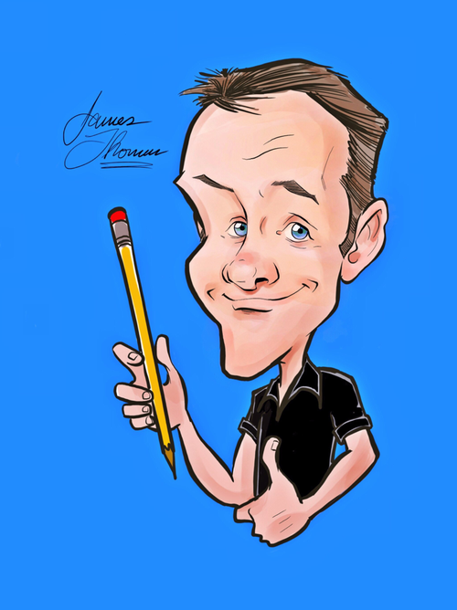 Digital Caricatures! - James Thomas Arts