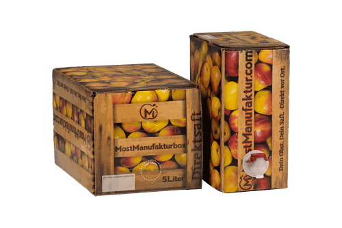 MostManufakturBoxen für Saftabfüllung