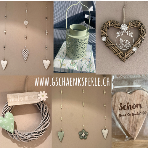 Türschmuck - Dekohänger - Herzhänger - Fensterdeko - Wanddeko - Sternenhänger - Türgestecke -  Blumenhänger - Geschenke für Advent - Türschmuck für die Adventszeit - Türschmuck fürs ganze Jahr