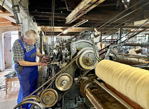 Eberhard Bley am Selfaktor