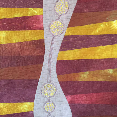 Detail of Art Quilt by Amy Mundinger