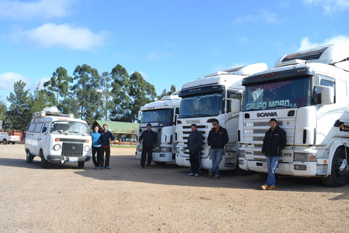 Con los amigos paraguayos