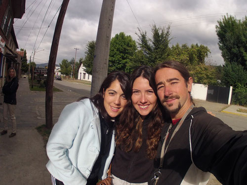 Con Sabrina en la terminal