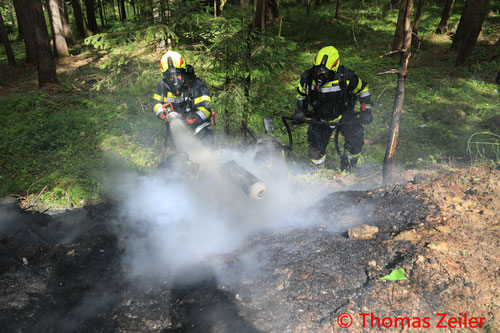 Feuerwehr, Blaulicht, BFV Knittelfeld, Unfall, Motorrad, B77, Gaberl