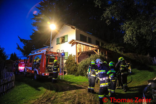 Feuerwehr, Blaulicht, BFV Knittelfeld, Brand, Wirtschaftsgebäude, Gaal