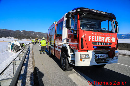 Feuerwehr; Blaulicht; BFV Knittelfeld; S36; LKW; PKW; Unfall;