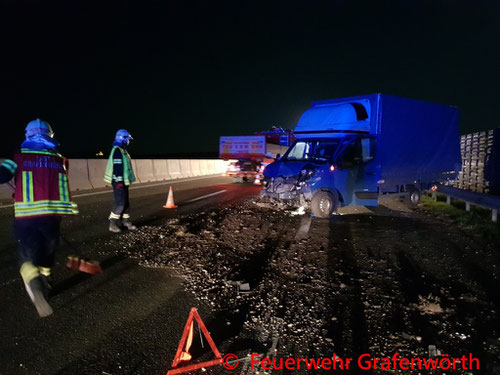 Feuerwehr; Blaulicht; FF Grafenwörth; PKW; Unfall; S5;