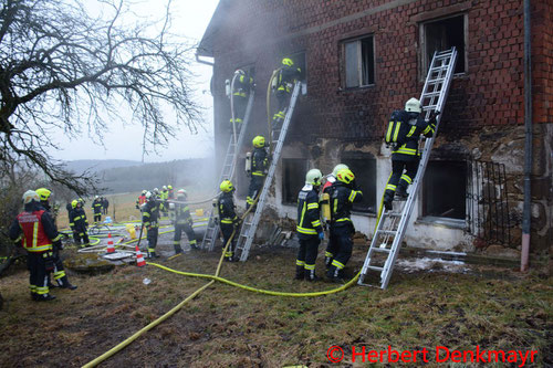 Feuerwehr; Blaulicht; BFKDO Urfahr-Umgebung; Brand; Alberndorf;