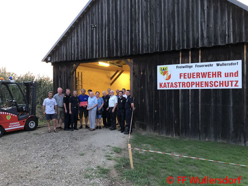Feuerwehr, Blaulicht, FF Wullersdorf, Eröffnung, Katastrophenschutzlager