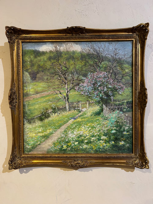 R.C. von Aufwind Restaurierung eines Ölgemäldes Atelier Aufwind in Freienried