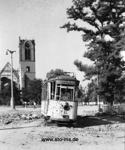 Sommer 1945 Servatiiplatz - ULB Münster