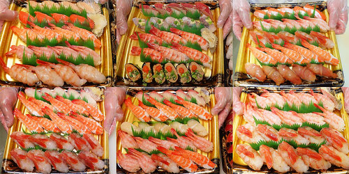 海老と名のつくネタは半額!というキャンペーンンを実行。お客様より多くのご注文ありがとうございました。