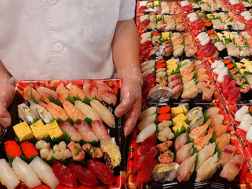 大量注文 高級寿司 出前 渋谷区